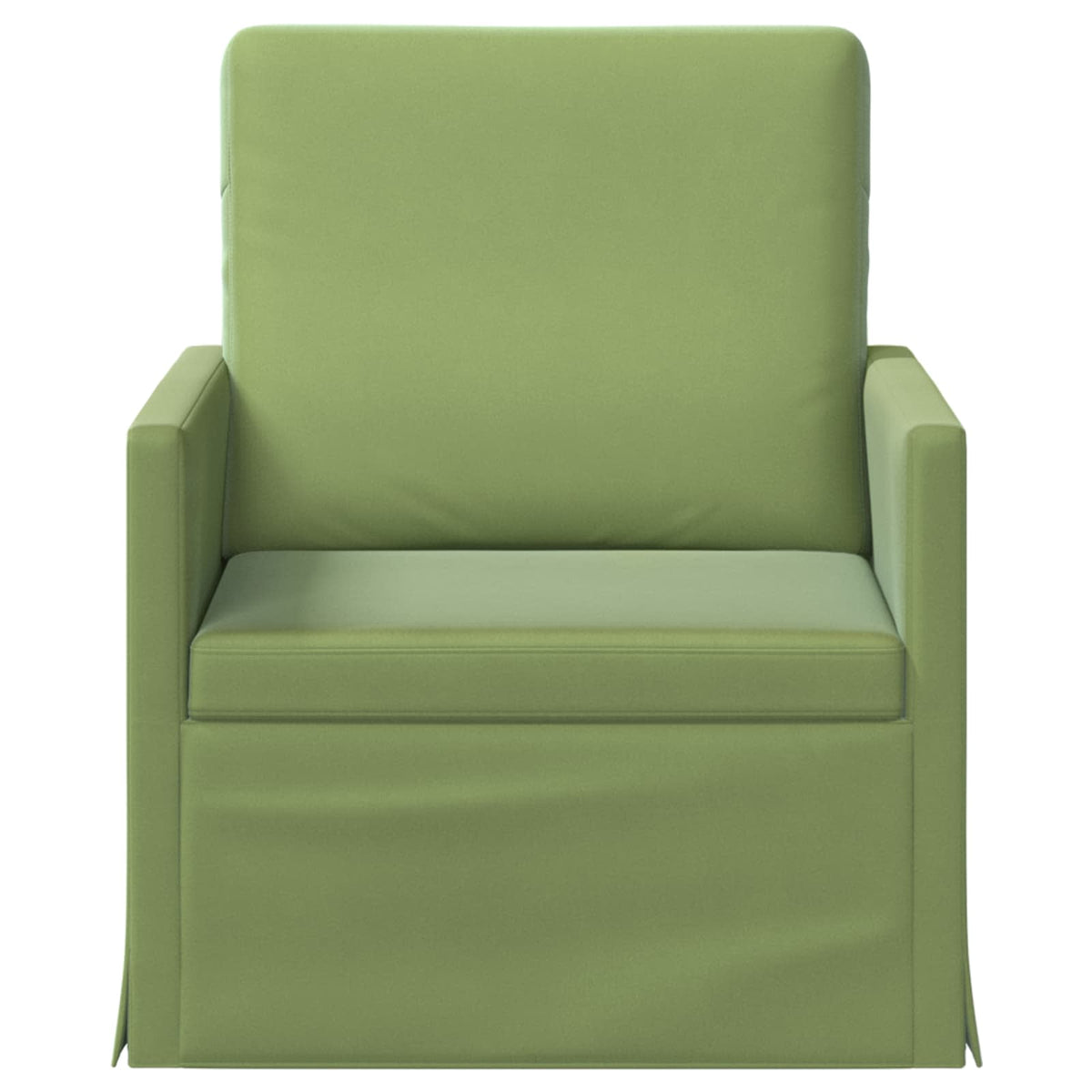 vidaXL Fotel Jasnozielony 70 x 81 x 82 cm Welur
