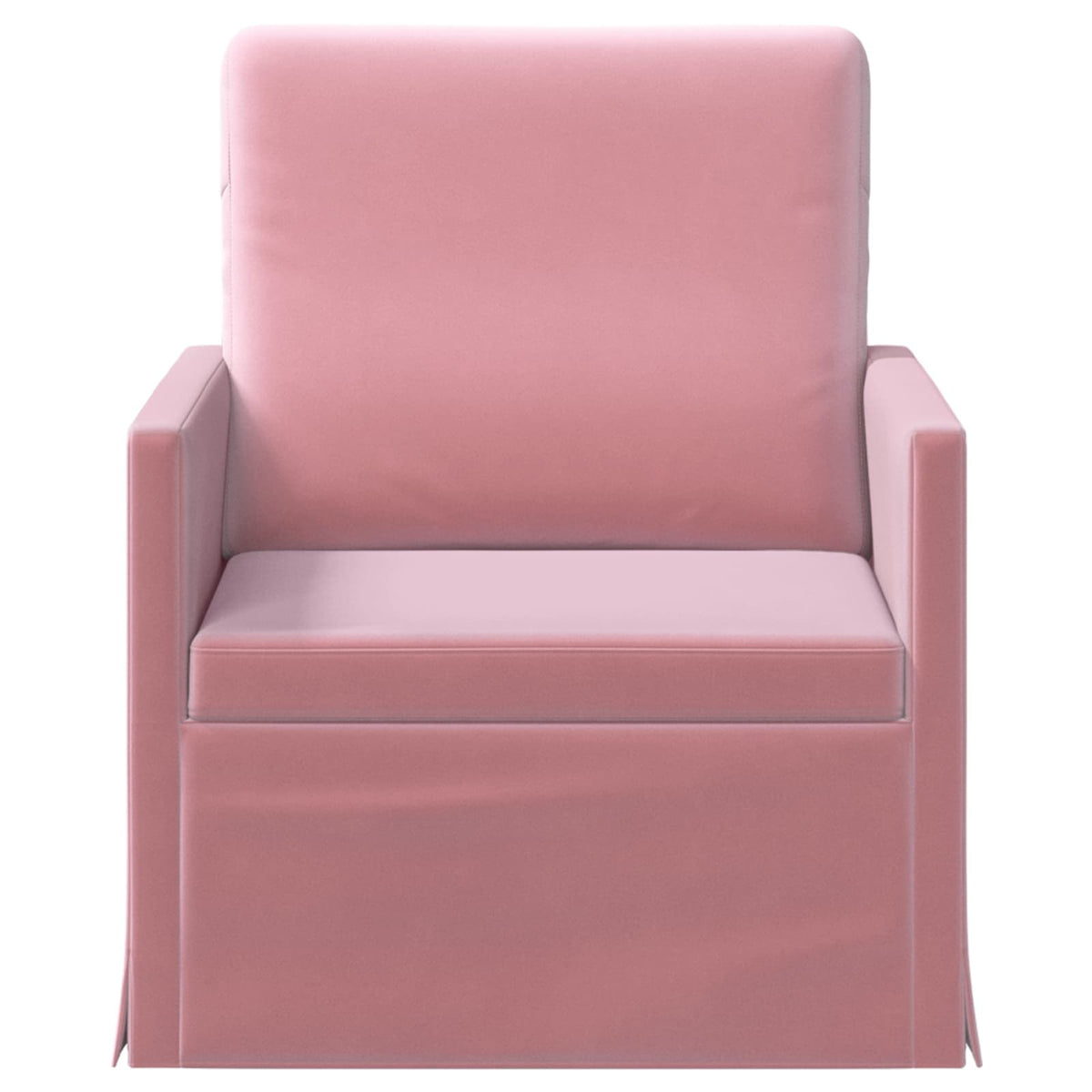 vidaXL Fotel różowy 70 x 81 x 82 cm Welur