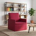vidaXL Fotel Czerwone wino 70 x 81 x 82 cm Welur