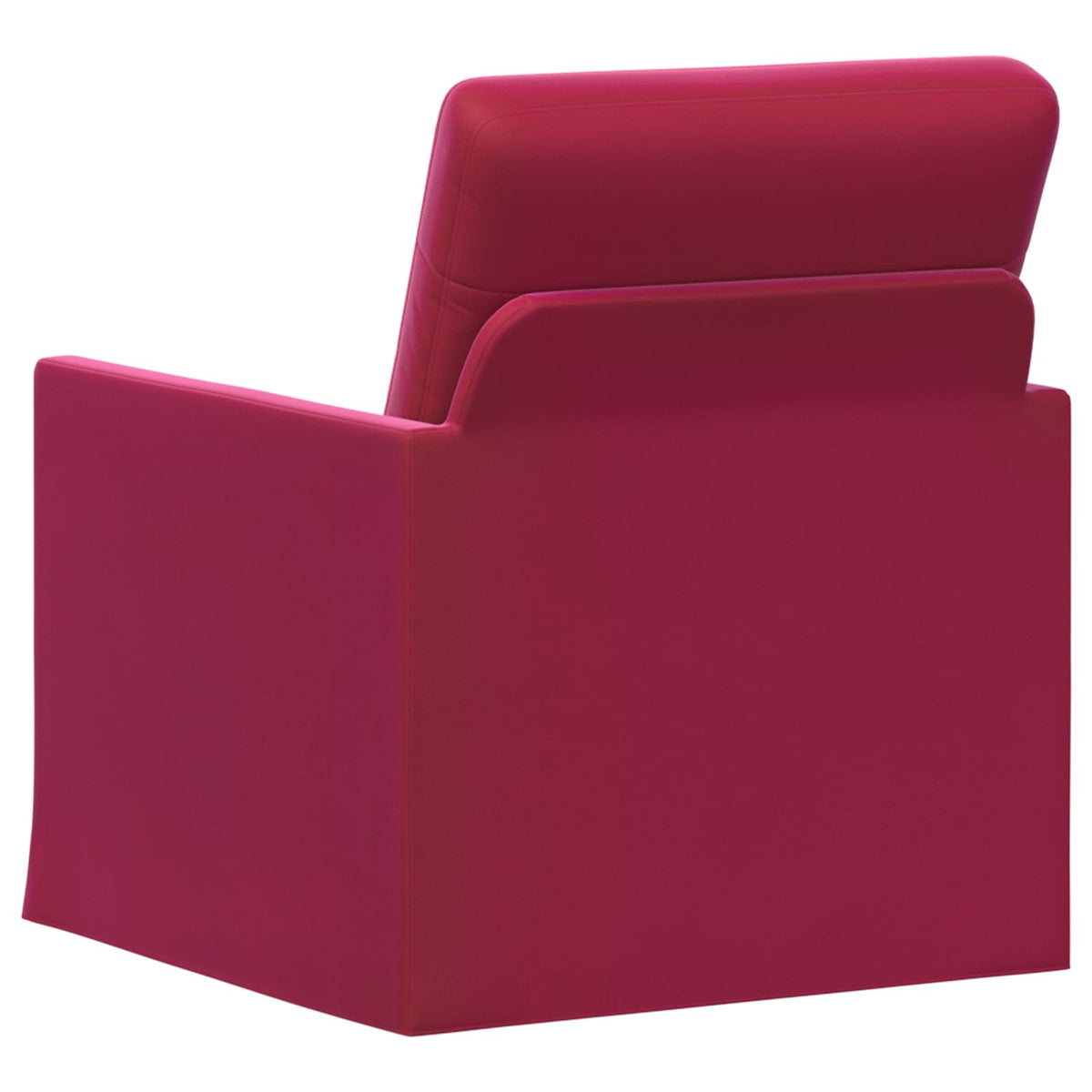vidaXL Fotel Czerwone wino 70 x 81 x 82 cm Welur