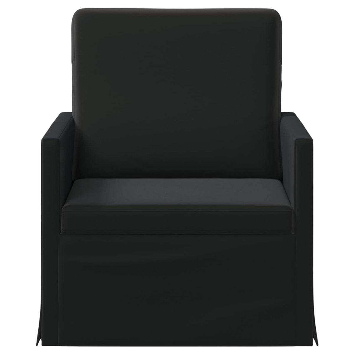 vidaXL Fotel Czarny 70 x 81 x 82 cm Welur