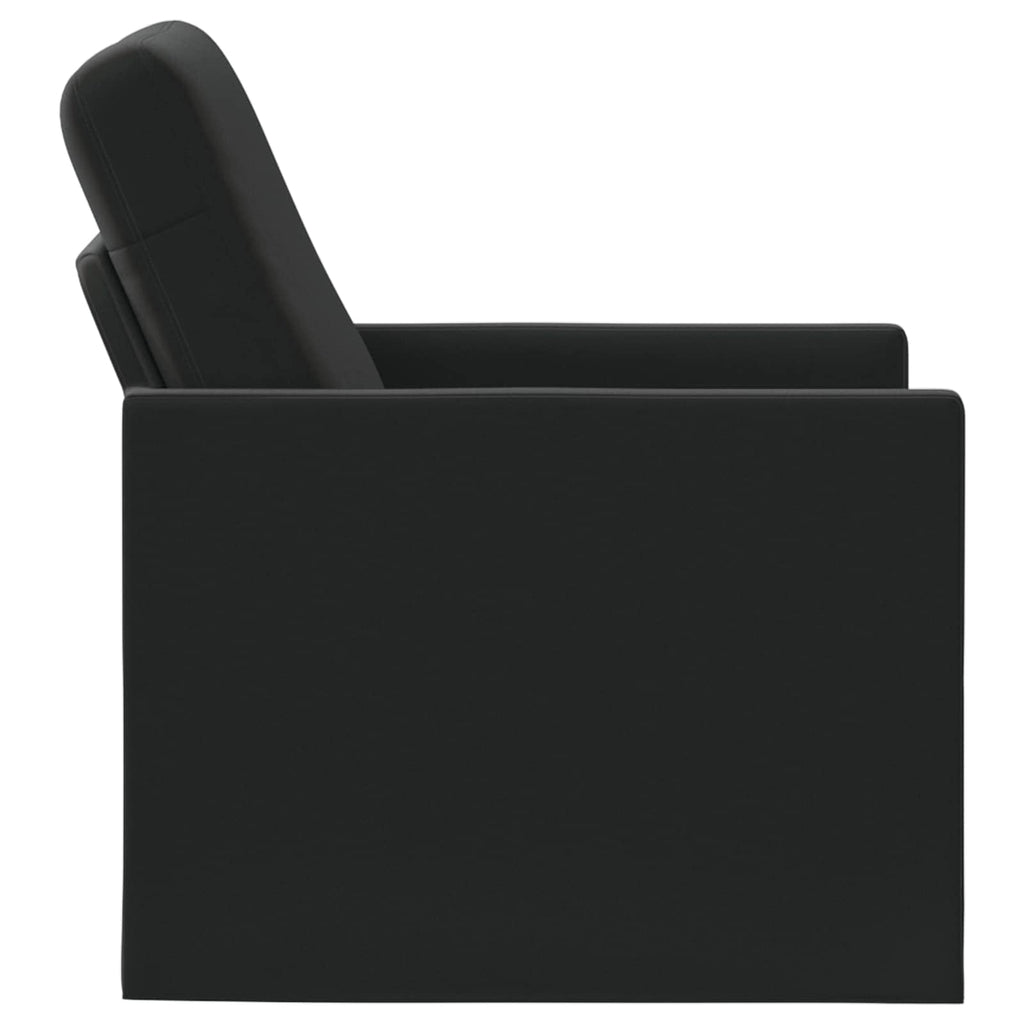 vidaXL Fotel Czarny 70 x 81 x 82 cm Welur