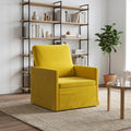 vidaXL Fotel żółty 70 x 81 x 82 cm Welur
