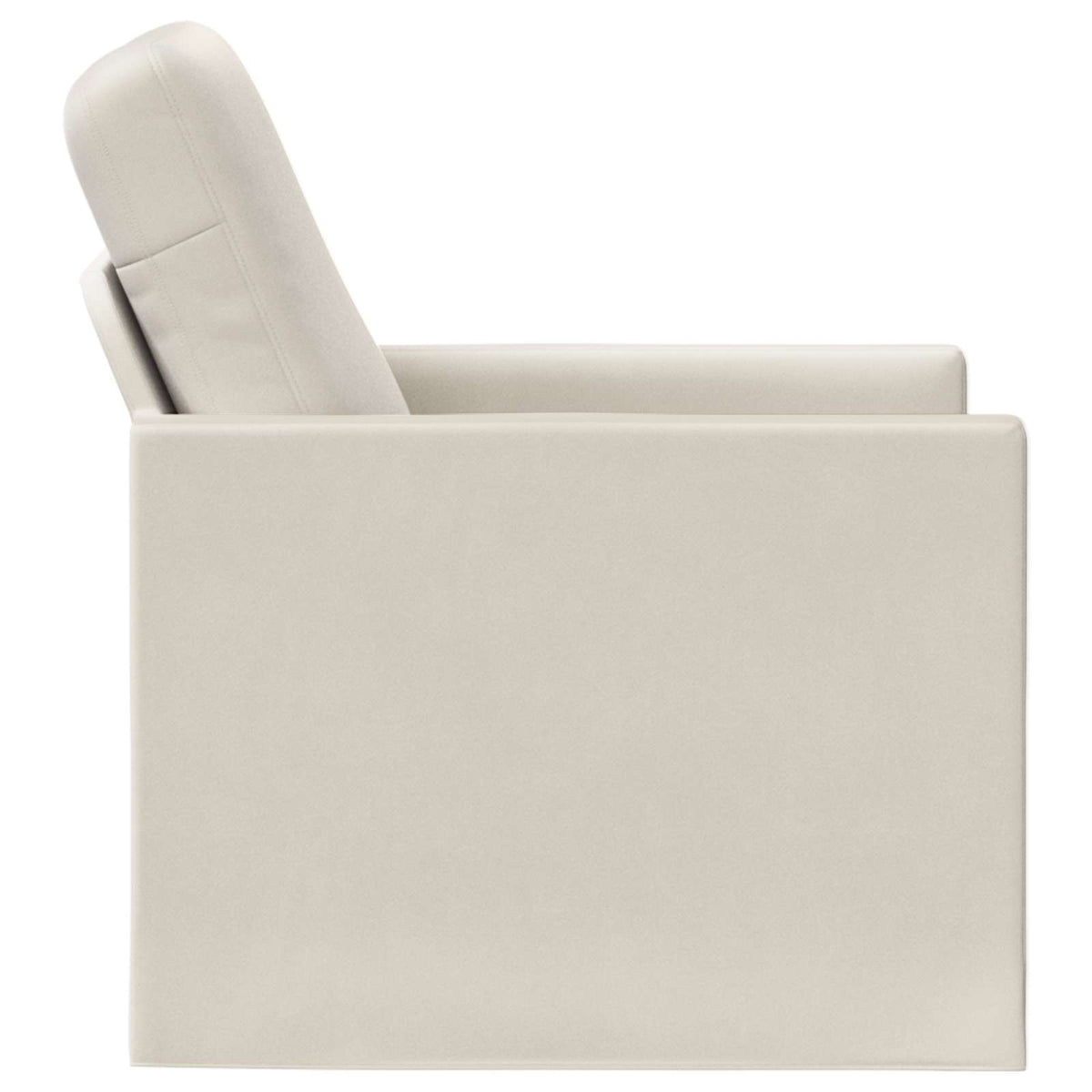 vidaXL Fotel kremowy 70 x 81 x 82 cm Welur