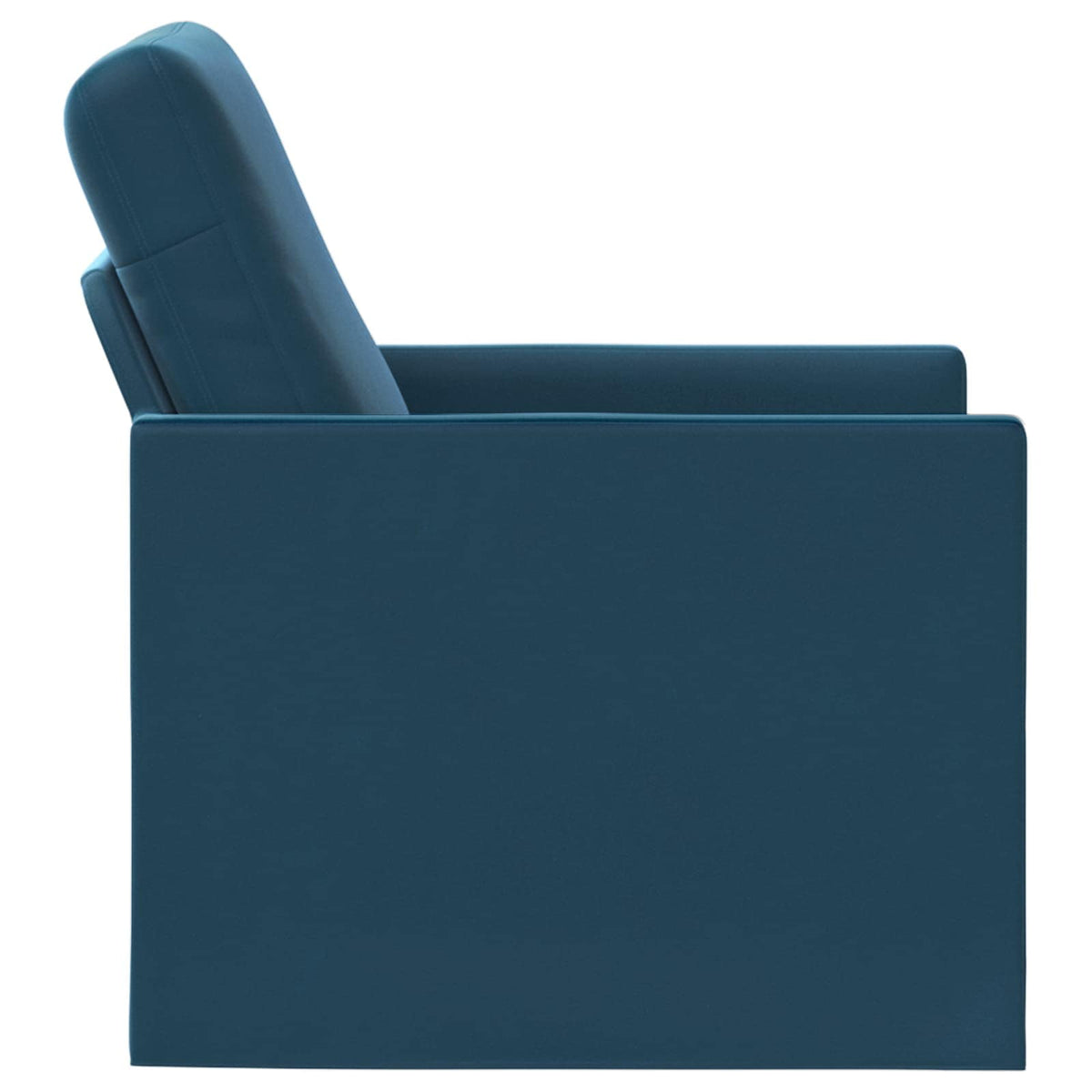 vidaXL Fotel niebieski 70 x 81 x 82 cm Welur