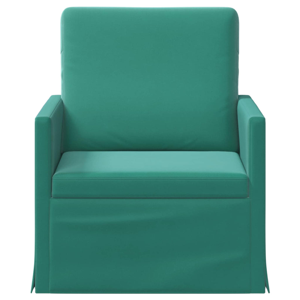 vidaXL Fotel Turkusowy 70 x 81 x 82 cm Welur
