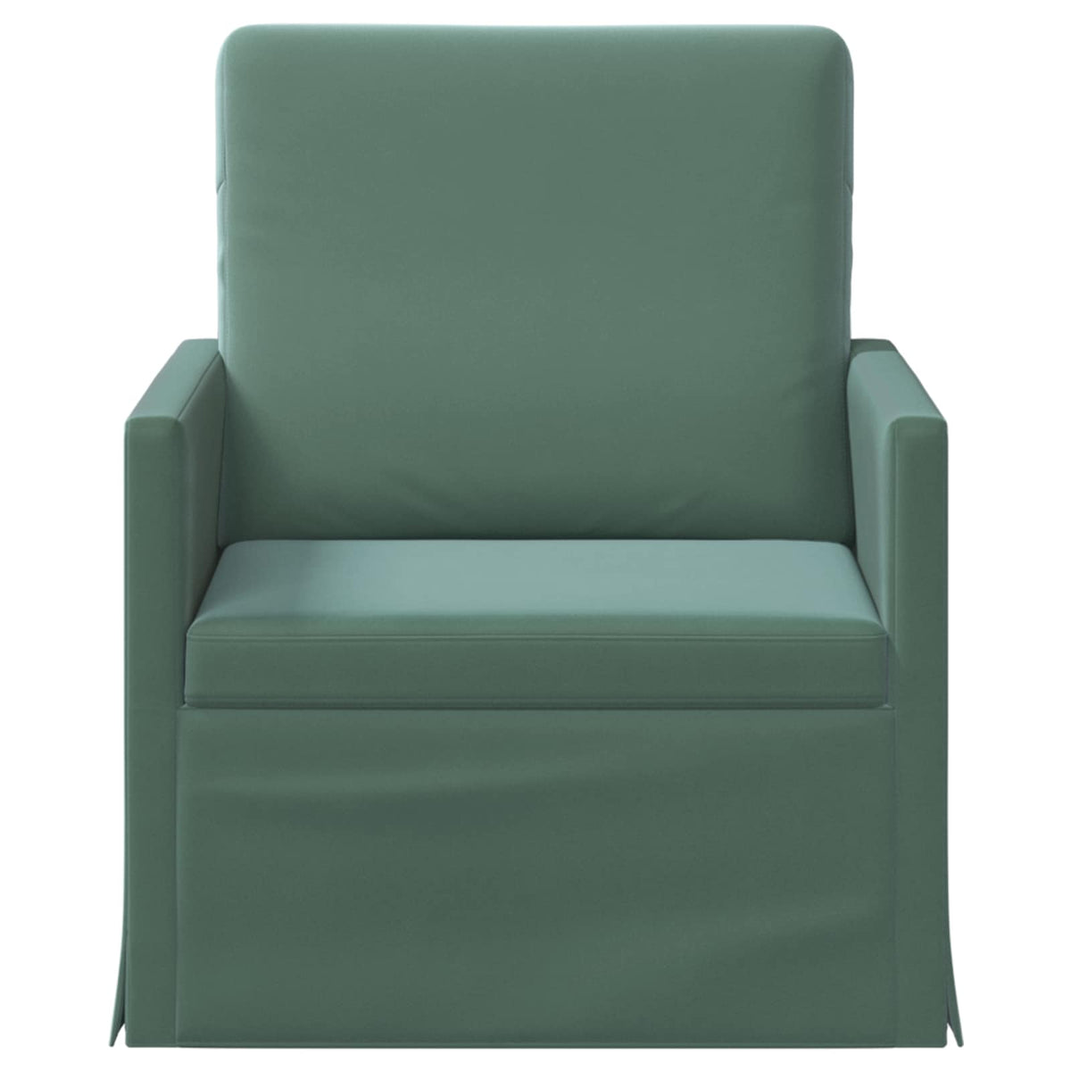 vidaXL Fotel Zielony morski 70 x 81 x 82 cm Welur
