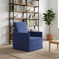 vidaXL Fotel Niebieski policyjny 70 x 81 x 82 cm Welur