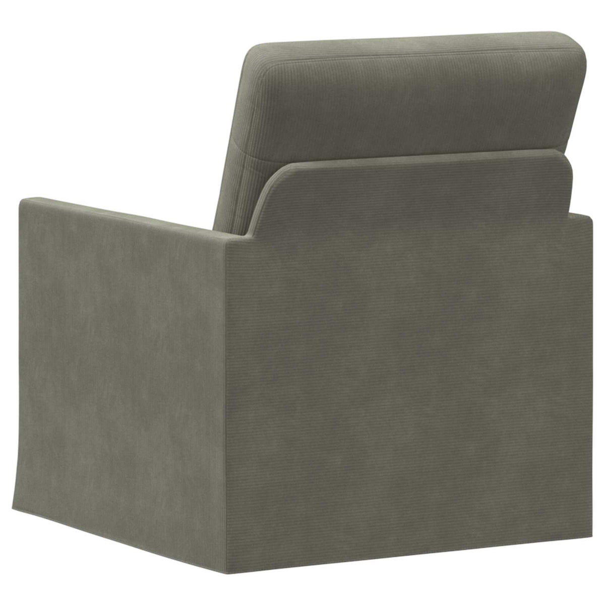vidaXL Fotel jasnoszary 70 x 81 x 82 cm Tkanina sztruksowa