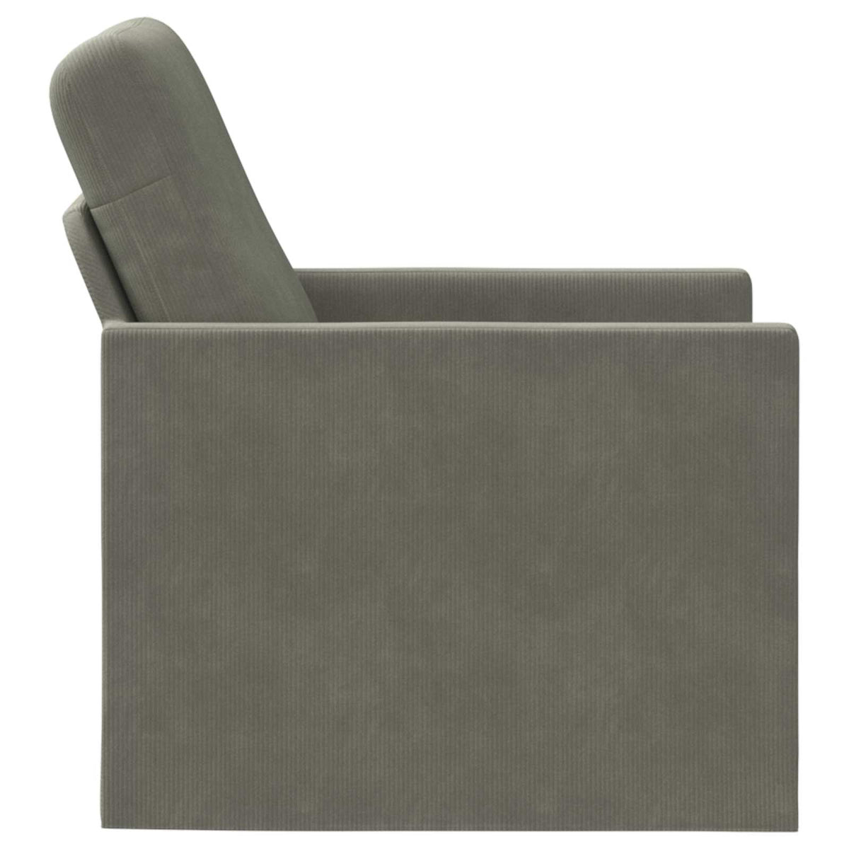 vidaXL Fotel jasnoszary 70 x 81 x 82 cm Tkanina sztruksowa