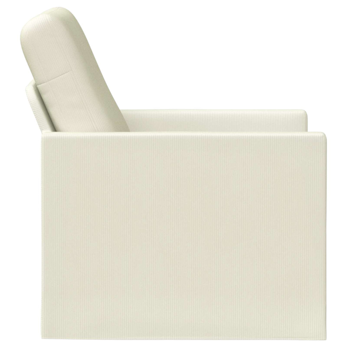 vidaXL Fotel kremowy 70 x 81 x 82 cm Tkanina sztruksowa