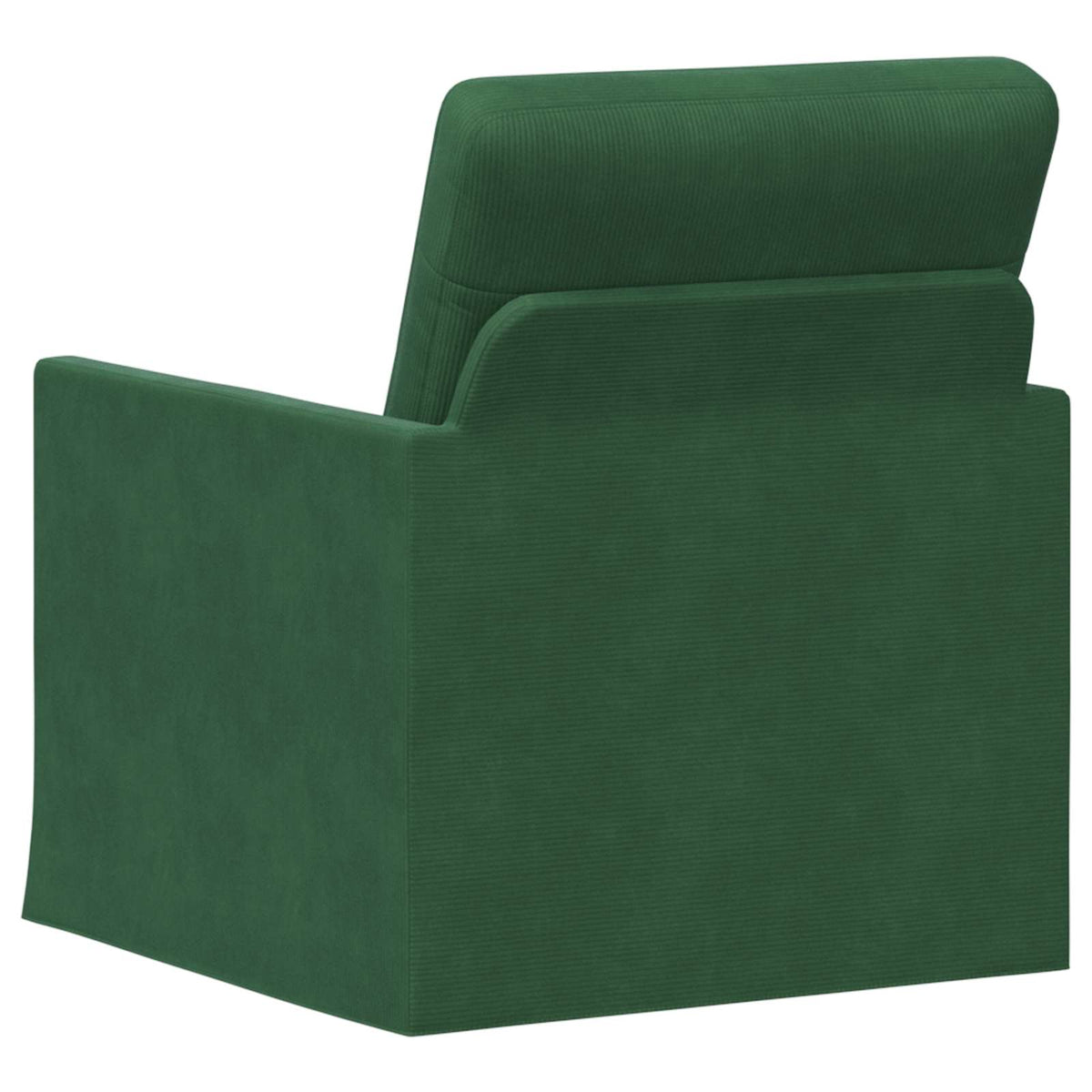 vidaXL Fotel Zielony dżungli 70 x 81 x 82 cm Tkanina sztruksowa