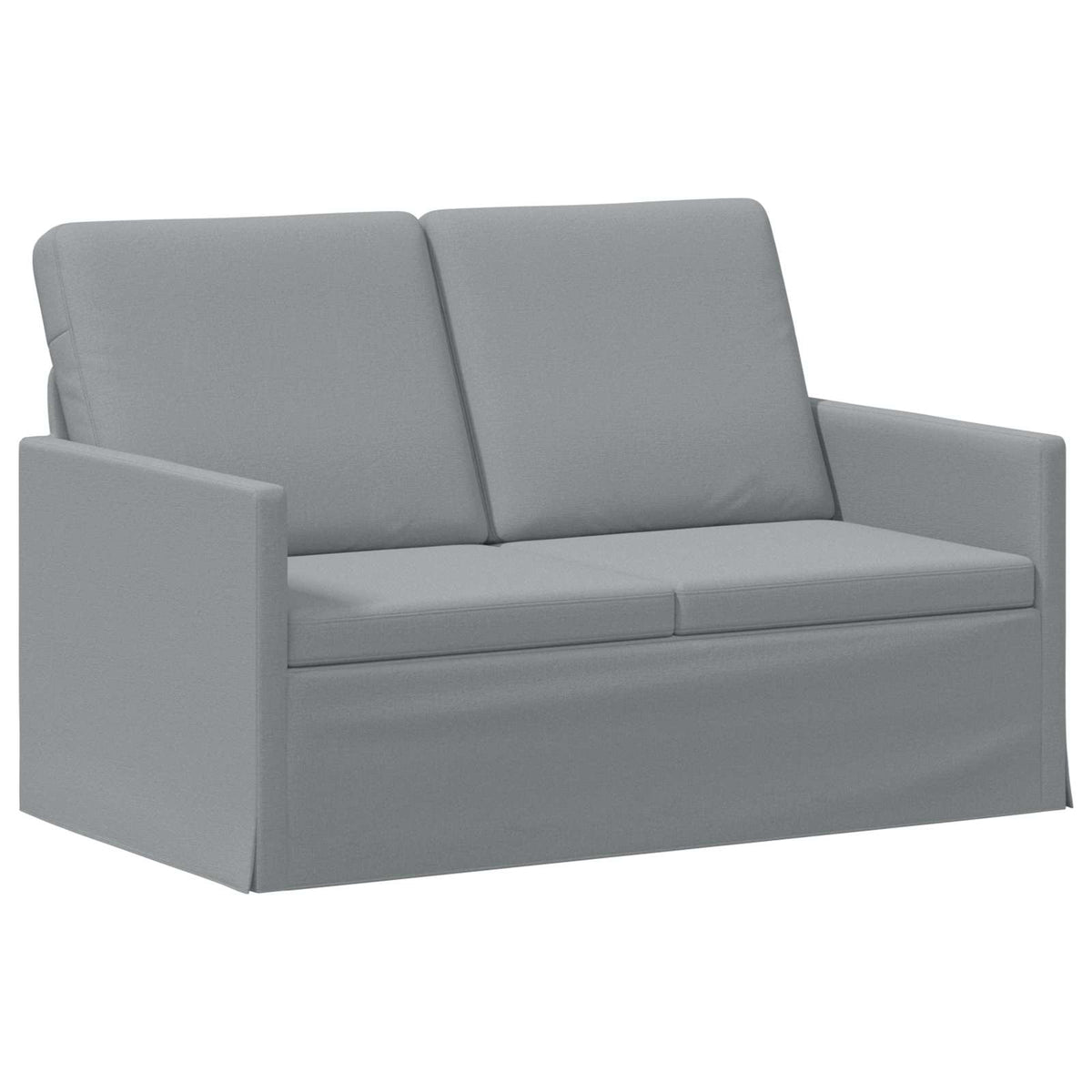 vidaXL Sofa dwuosobowa jasnoszary 130 x 81 x 82 cm tkanina