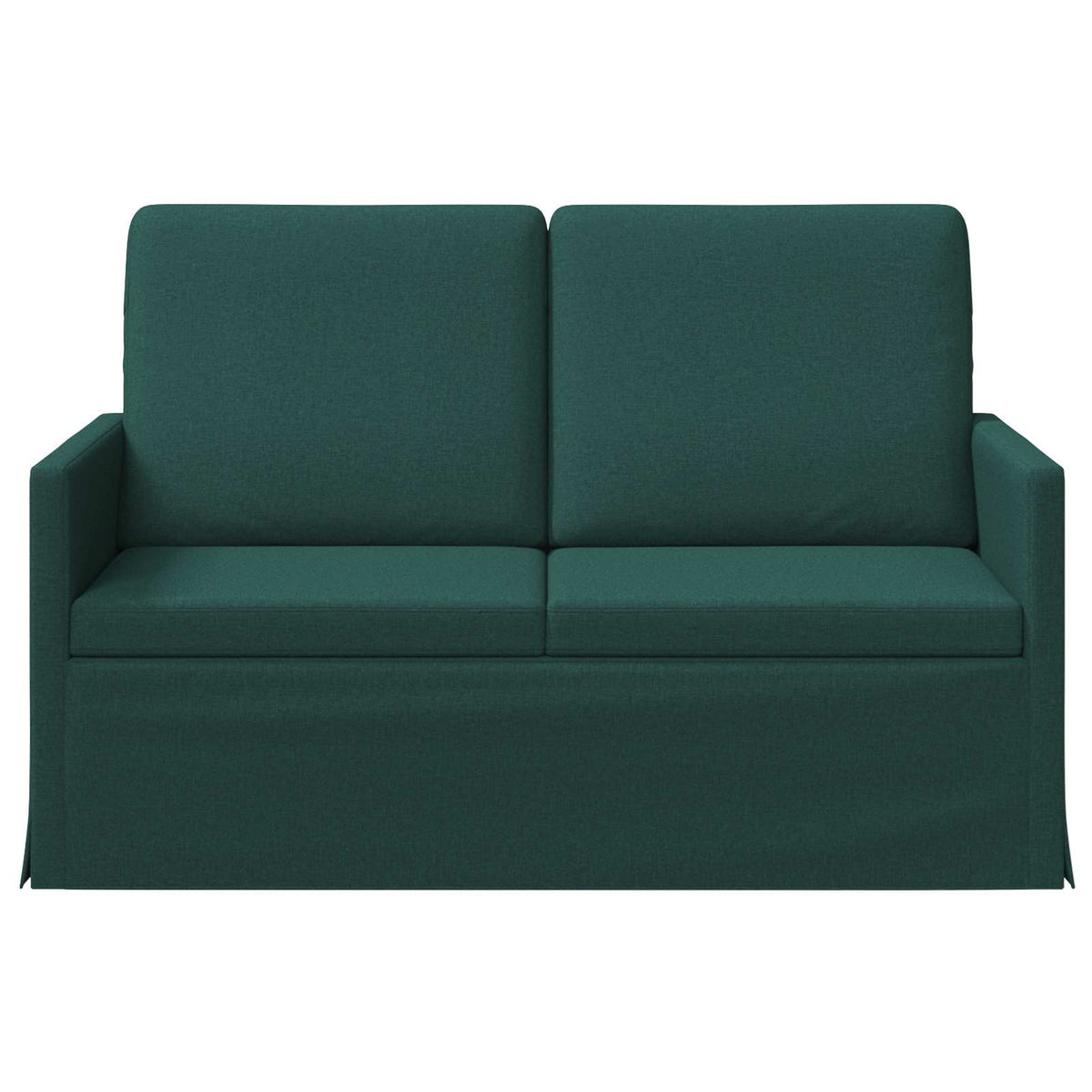 vidaXL Sofa dwuosobowa Ciemnozielony 130 x 81 x 82 cm tkanina