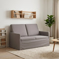 vidaXL Sofa dwuosobowa Ciemnoszary 130 x 81 x 82 cm tkanina