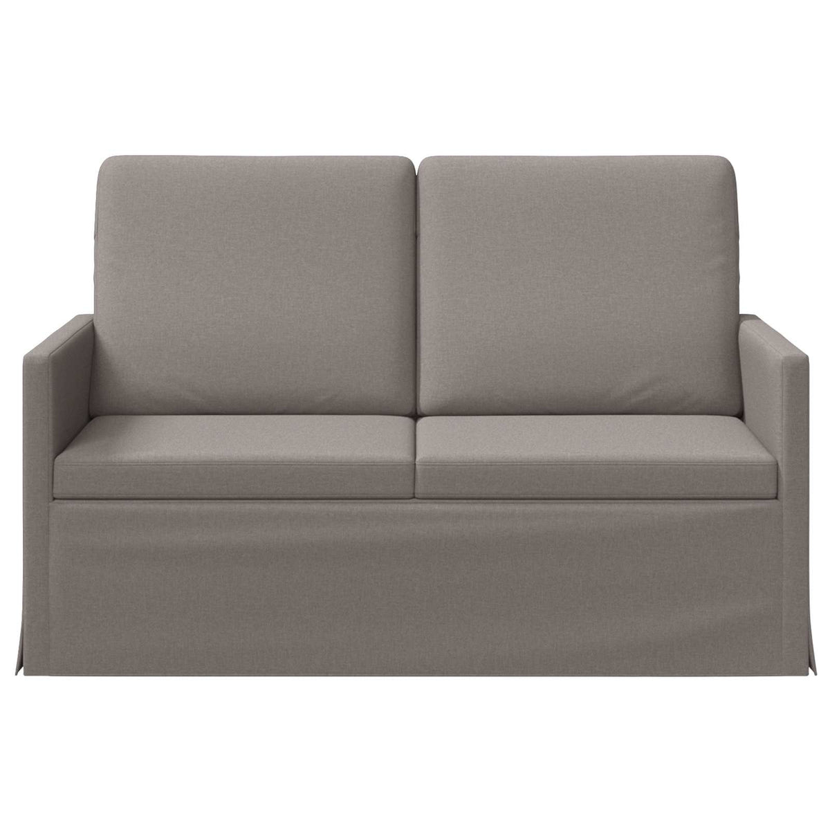 vidaXL Sofa dwuosobowa Ciemnoszary 130 x 81 x 82 cm tkanina