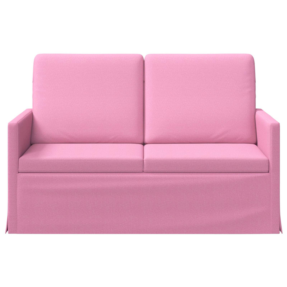 vidaXL Sofa dwuosobowa różowy 130 x 81 x 82 cm tkanina