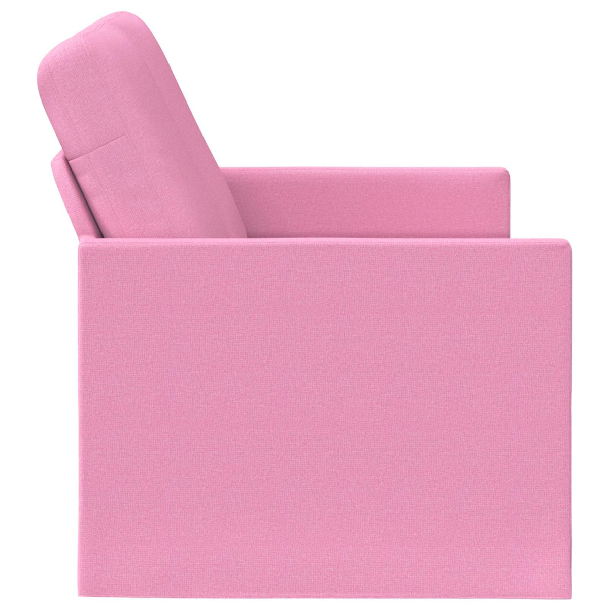 vidaXL Sofa dwuosobowa różowy 130 x 81 x 82 cm tkanina