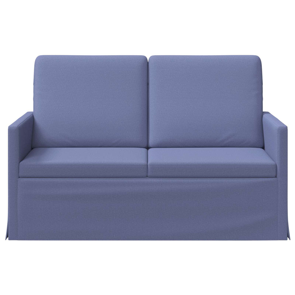 vidaXL Sofa dwuosobowa Niebieski dżins 130 x 81 x 82 cm tkanina