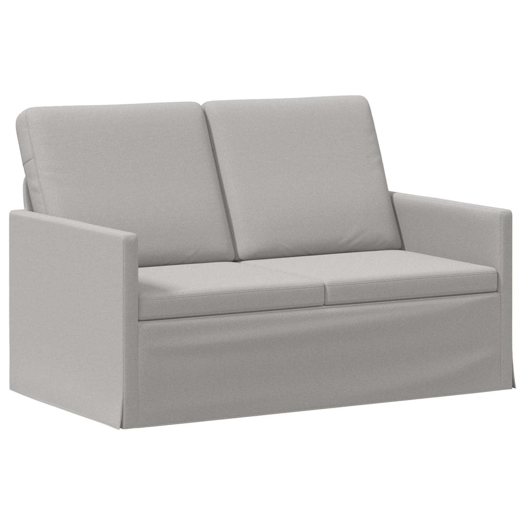 vidaXL Sofa dwuosobowa Szary chmur 130 x 81 x 82 cm tkanina