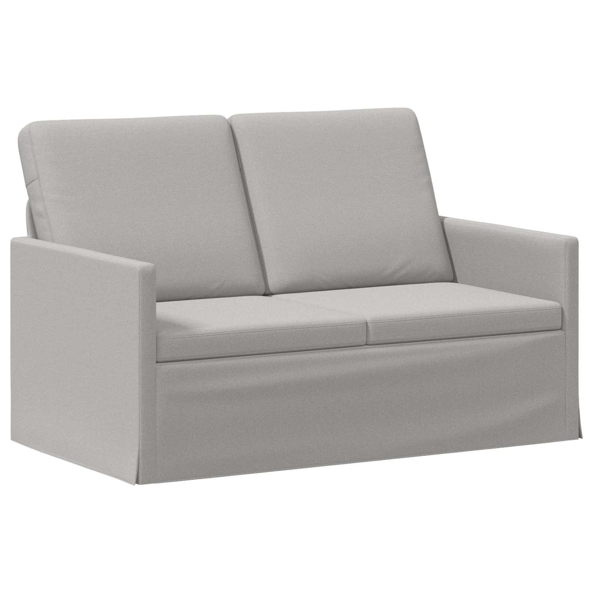 vidaXL Sofa dwuosobowa Szary chmur 130 x 81 x 82 cm tkanina