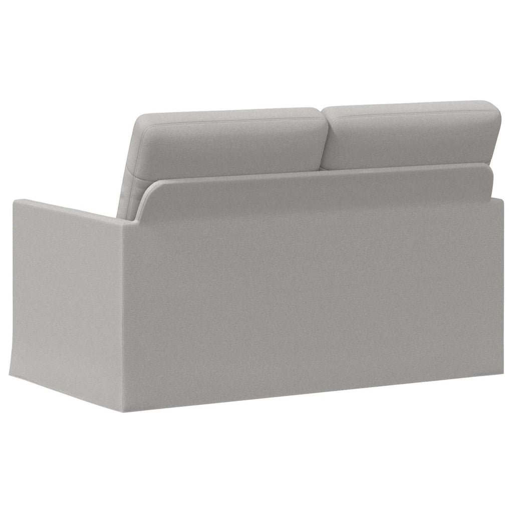 vidaXL Sofa dwuosobowa Szary chmur 130 x 81 x 82 cm tkanina