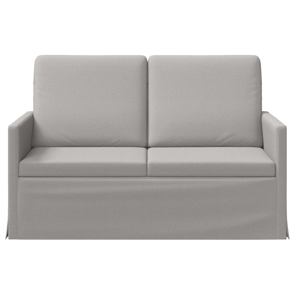 vidaXL Sofa dwuosobowa Szary chmur 130 x 81 x 82 cm tkanina