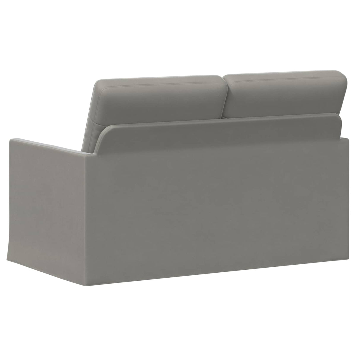 vidaXL Sofa dwuosobowa jasnoszary 130 x 81 x 82 cm Welur
