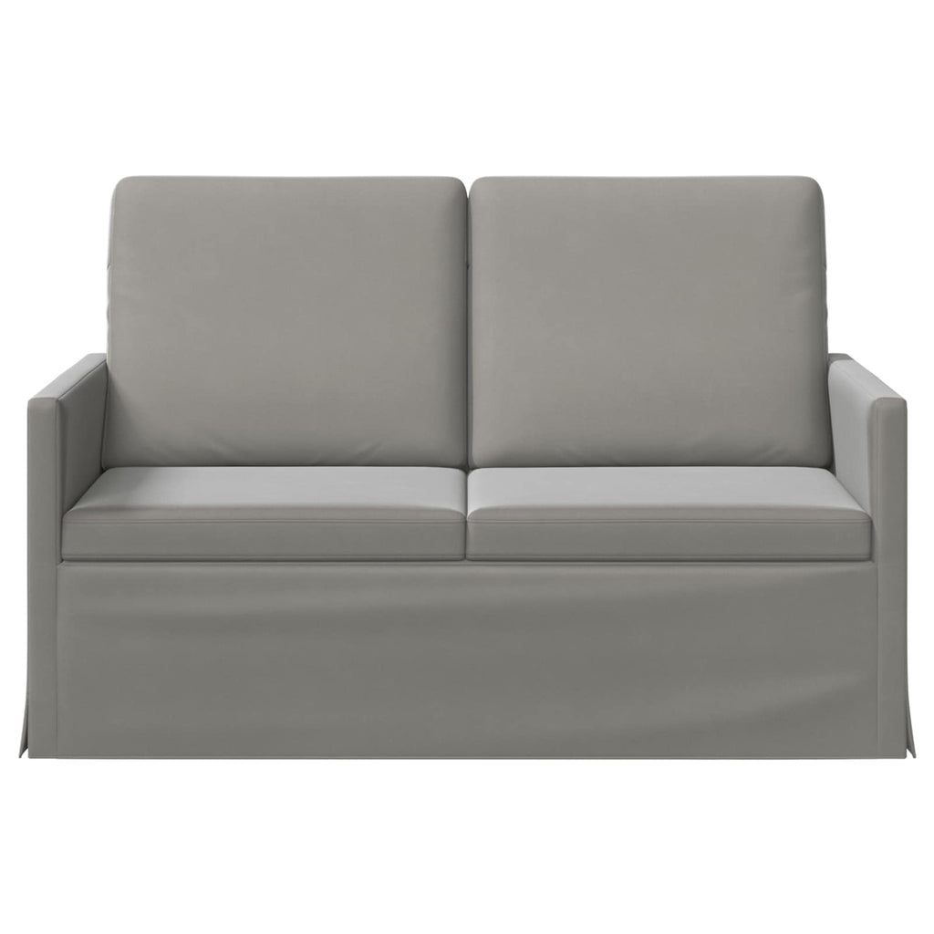 vidaXL Sofa dwuosobowa jasnoszary 130 x 81 x 82 cm Welur