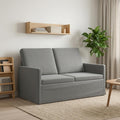 vidaXL Sofa dwuosobowa ciemnoszary 130 x 81 x 82 cm Welur
