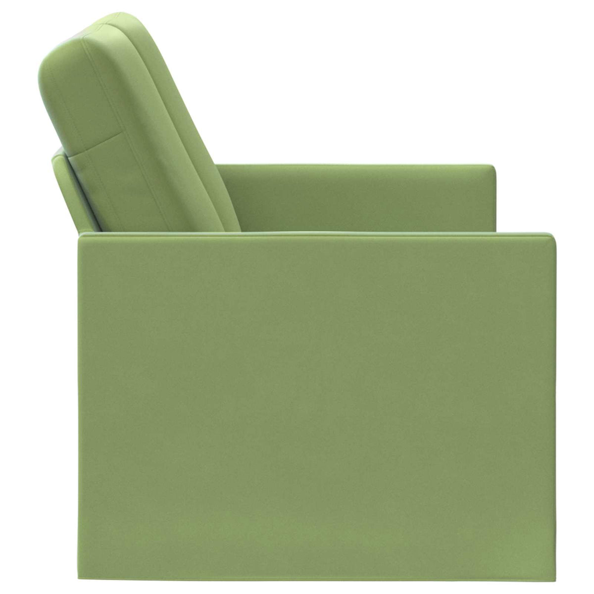vidaXL Sofa dwuosobowa Jasnozielony 130 x 81 x 82 cm Welur