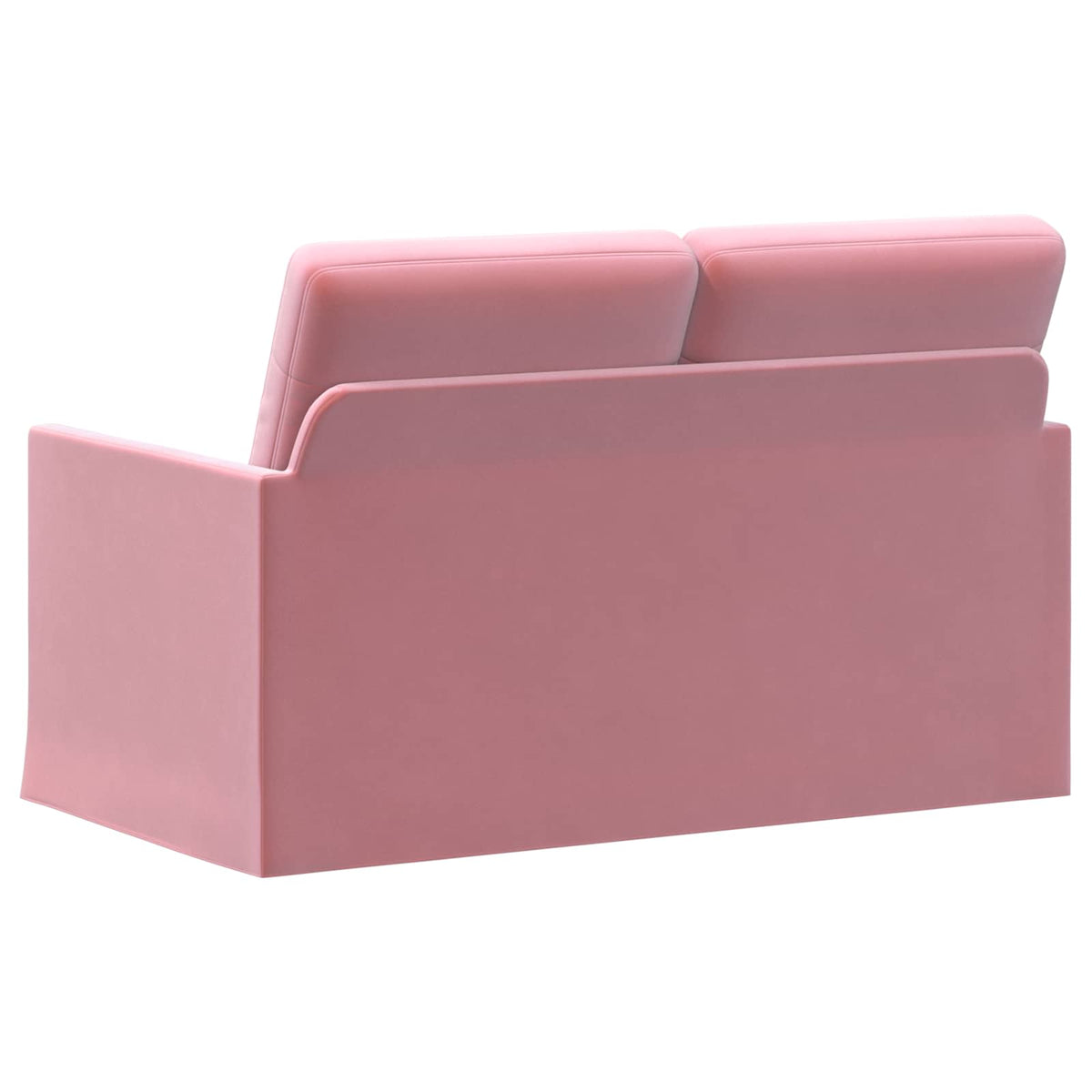 vidaXL Sofa dwuosobowa różowy 130 x 81 x 82 cm Welur