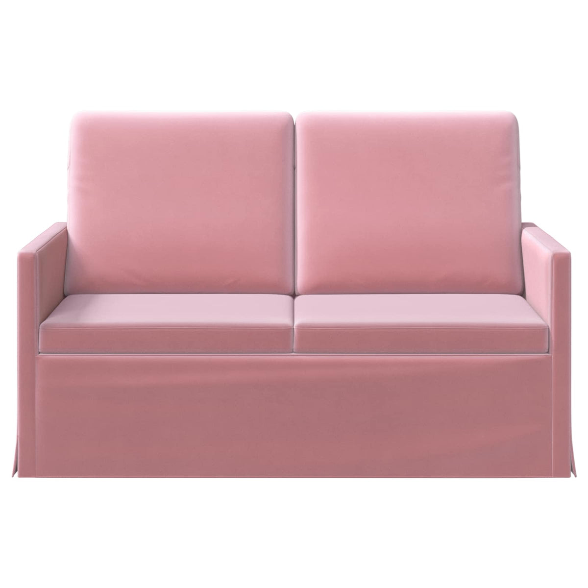 vidaXL Sofa dwuosobowa różowy 130 x 81 x 82 cm Welur