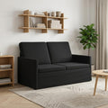 vidaXL Sofa dwuosobowa Czarny 130 x 81 x 82 cm Welur