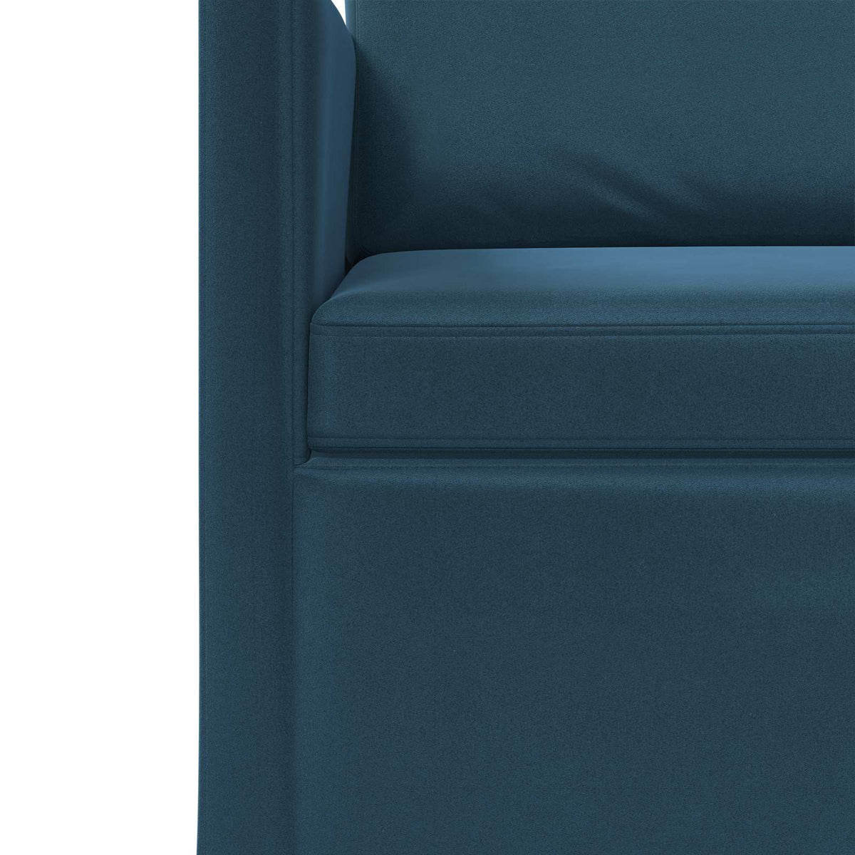 vidaXL Sofa dwuosobowa niebieski 130 x 81 x 82 cm Welur