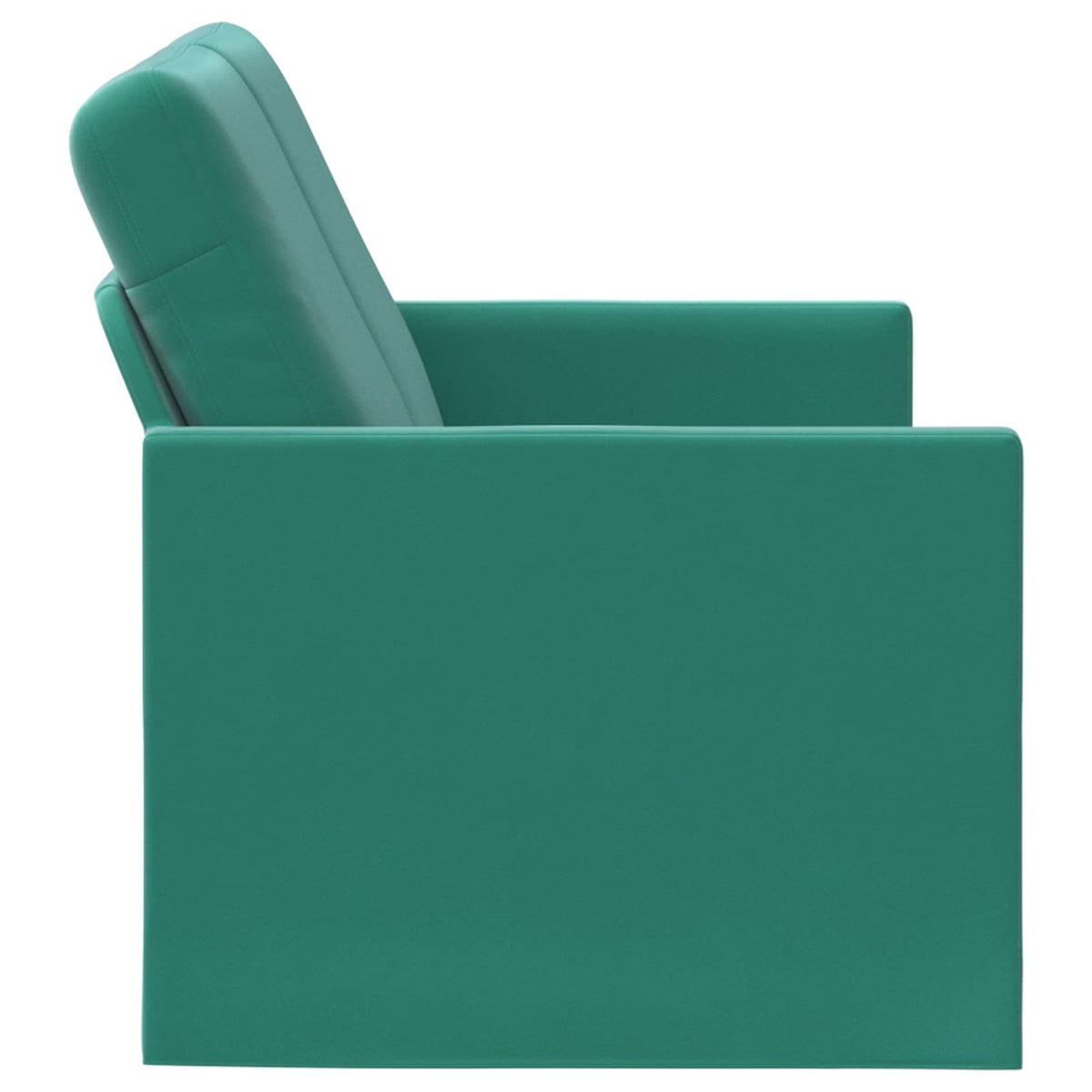 vidaXL Sofa dwuosobowa Turkusowy 130 x 81 x 82 cm Welur