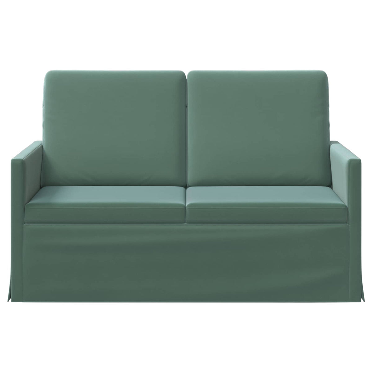 vidaXL Sofa dwuosobowa Zielony morski 130 x 81 x 82 cm Welur
