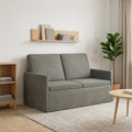 vidaXL Sofa dwuosobowa jasnoszary 130 x 81 x 82 cm Tkanina sztruksowa
