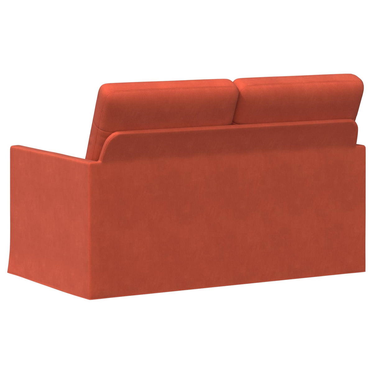 vidaXL Sofa dwuosobowa Czerwono-pomarańczowy 130 x 81 x 82 cm