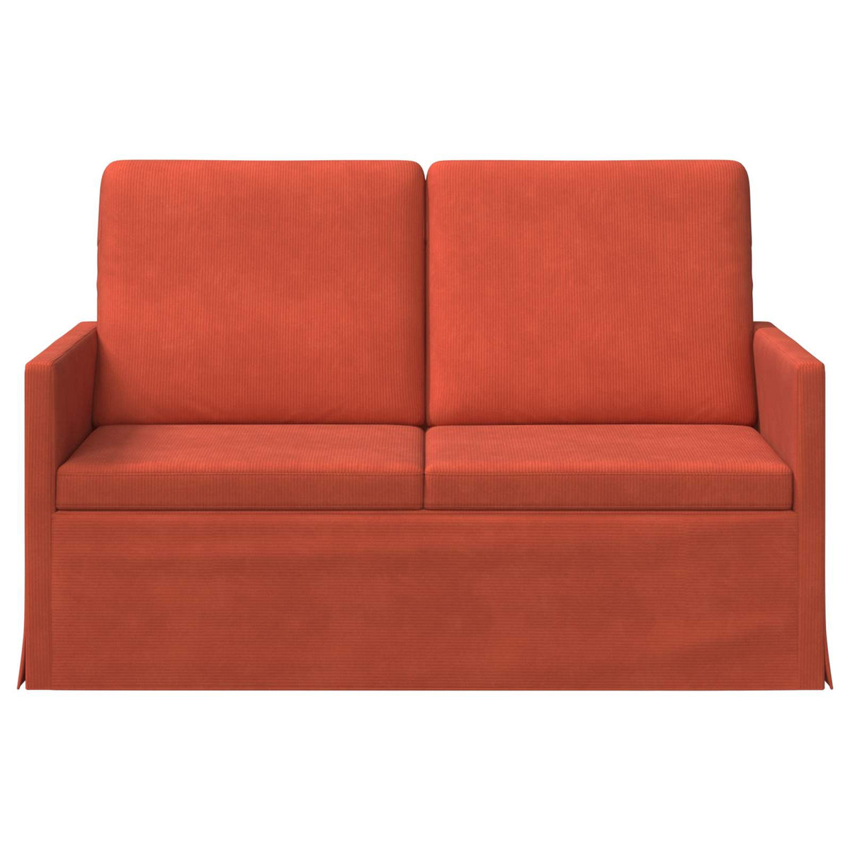 vidaXL Sofa dwuosobowa Czerwono-pomarańczowy 130 x 81 x 82 cm