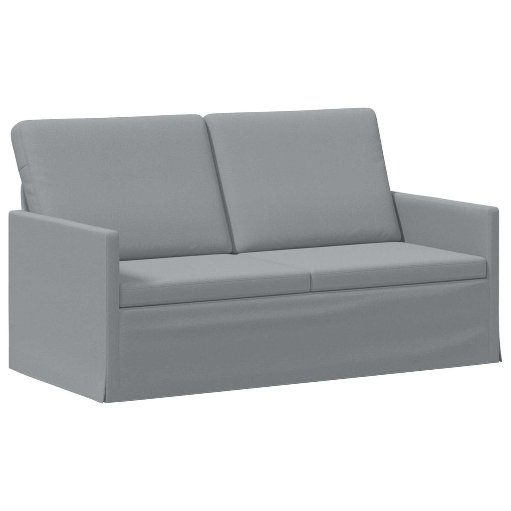 vidaXL Sofa dwuosobowa jasnoszary 150 x 81 x 82 cm tkanina