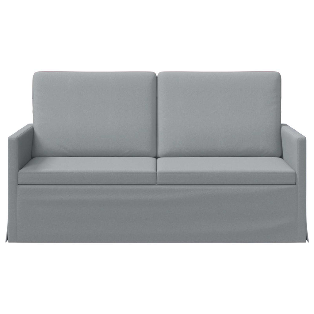 vidaXL Sofa dwuosobowa jasnoszary 150 x 81 x 82 cm tkanina