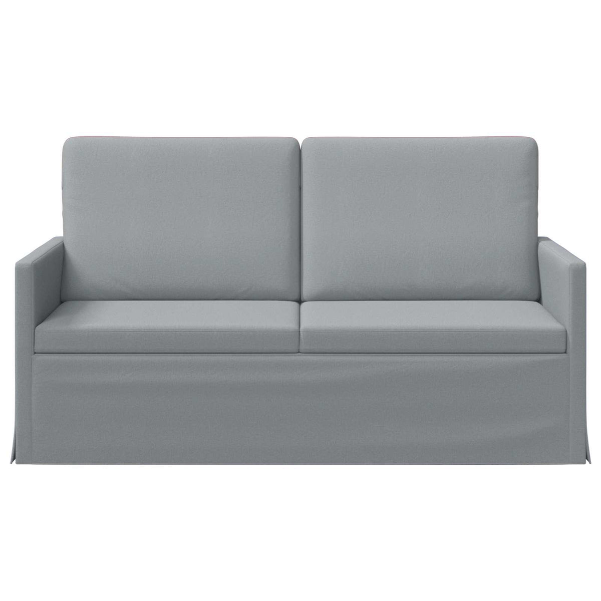 vidaXL Sofa dwuosobowa jasnoszary 150 x 81 x 82 cm tkanina