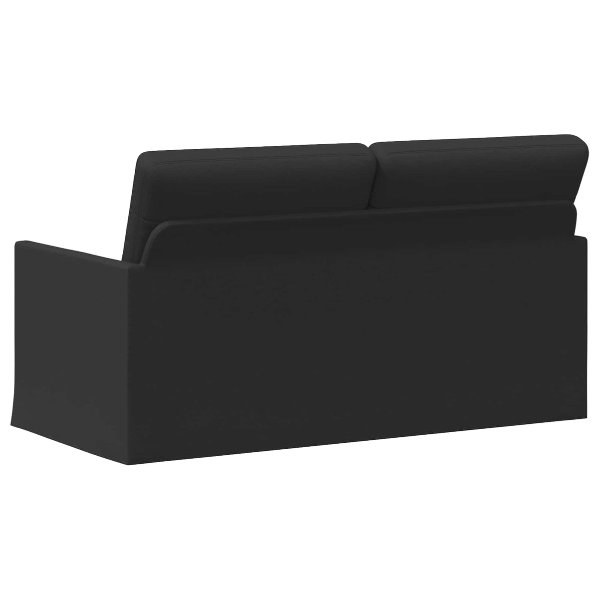 vidaXL Sofa dwuosobowa Czarny 150 x 81 x 82 cm tkanina