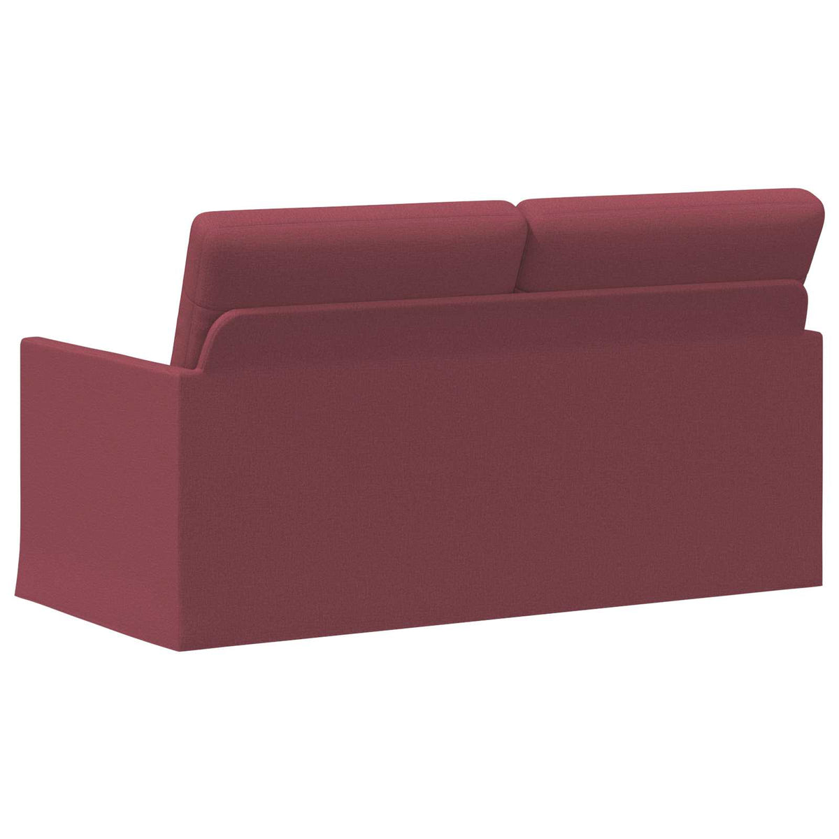 vidaXL Sofa dwuosobowa Czerwone wino 150 x 81 x 82 cm tkanina