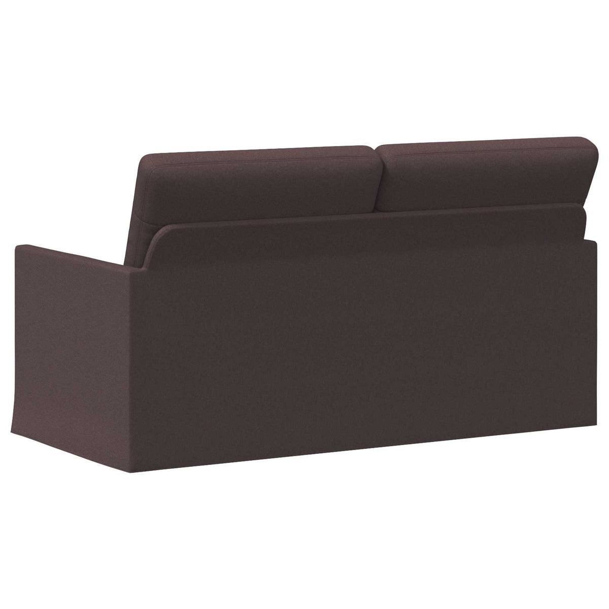 vidaXL Sofa dwuosobowa Ciemny brąz 150 x 81 x 82 cm tkanina