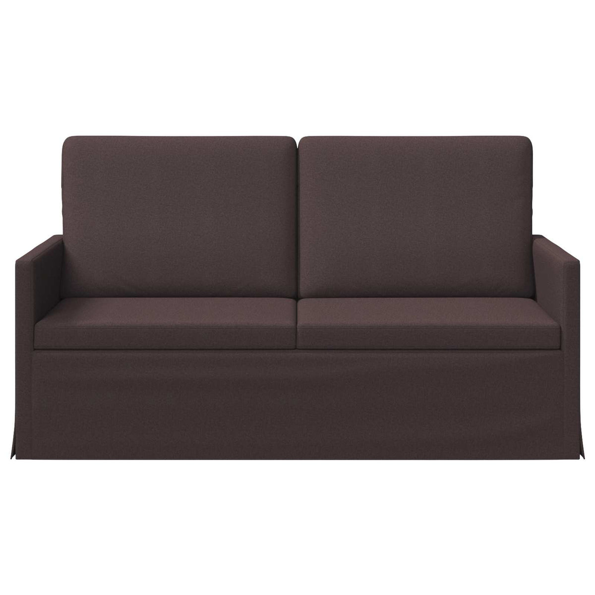 vidaXL Sofa dwuosobowa Ciemny brąz 150 x 81 x 82 cm tkanina