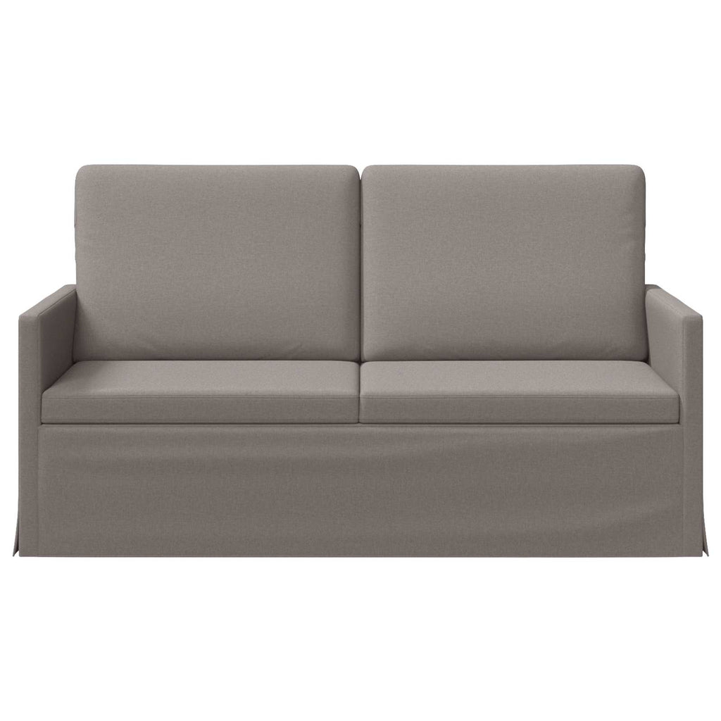 vidaXL Sofa dwuosobowa Ciemnoszary 150 x 81 x 82 cm tkanina