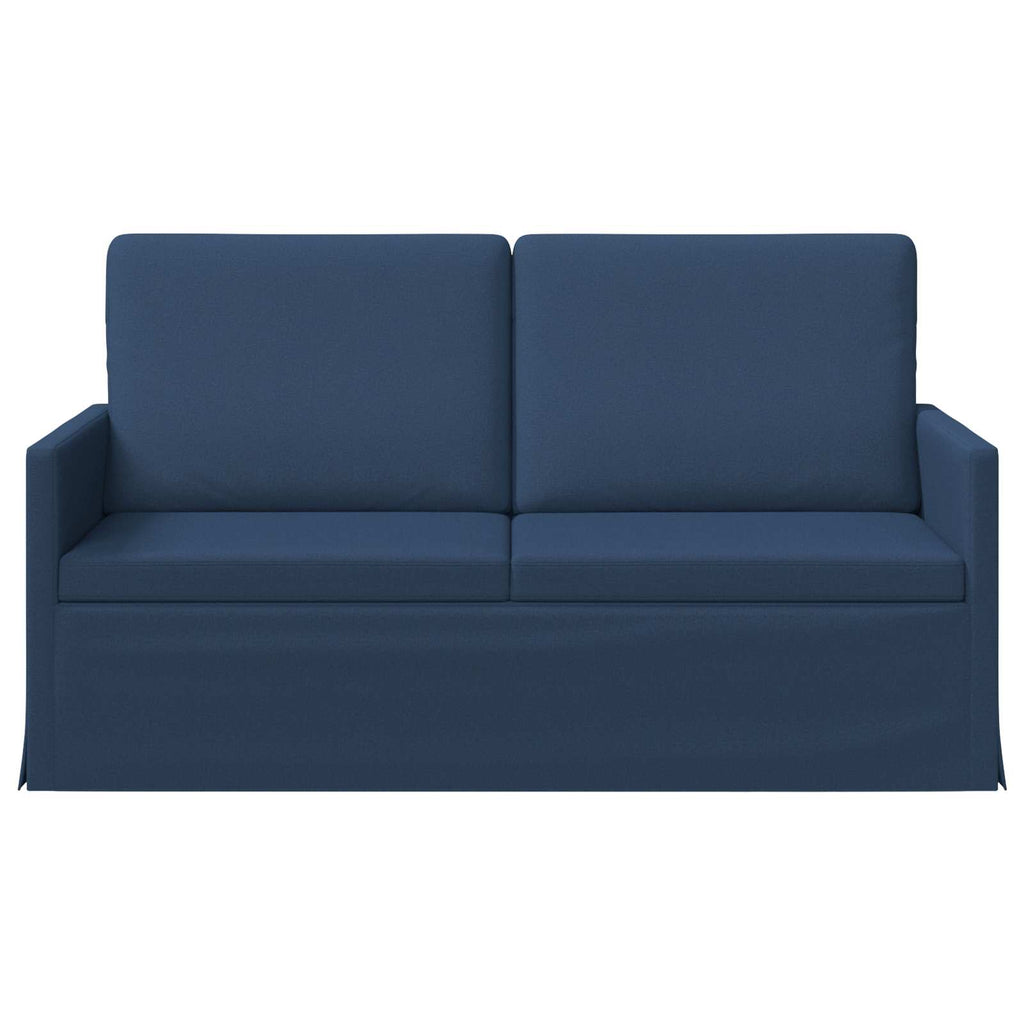 vidaXL Sofa dwuosobowa niebieski 150 x 81 x 82 cm tkanina