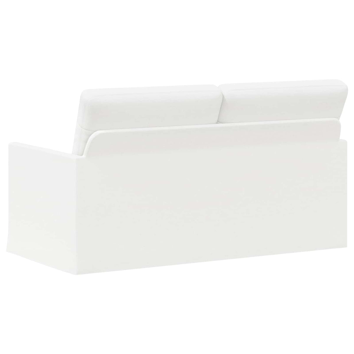 vidaXL Sofa dwuosobowa Biały 150 x 81 x 82 cm tkanina